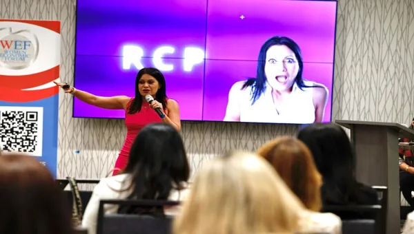 Yanira Puy, keynote speaker for corporate events on Professional Self Care