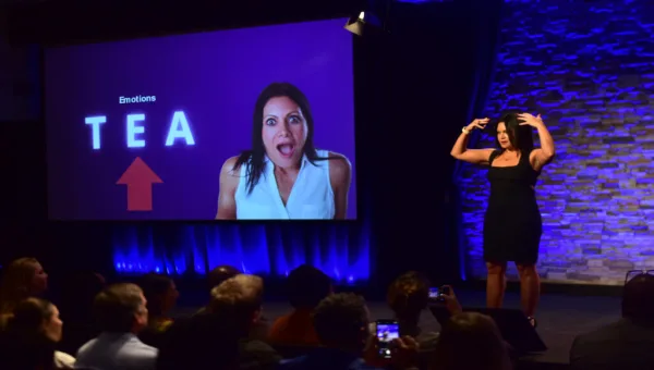 Yanira Puy, keynote speaker for corporate events on Professional Self Care