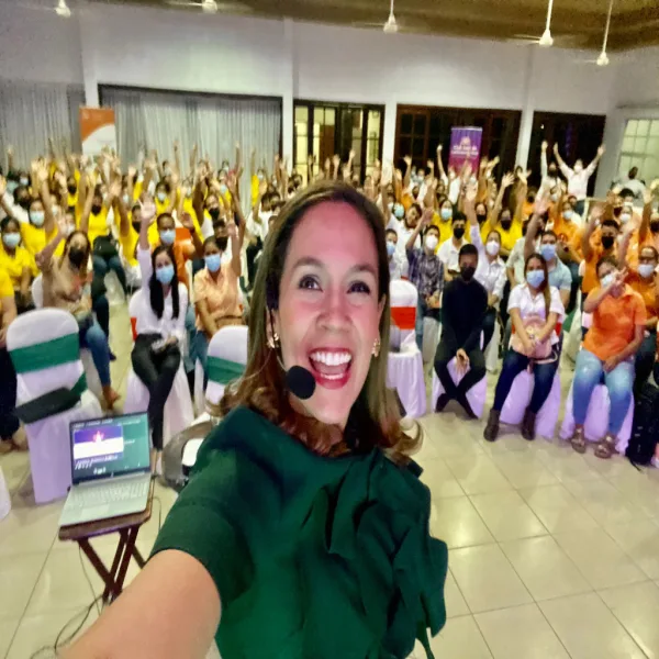 Nadia Vado, keynote speaker for corporate events on Corporate Mindfulness