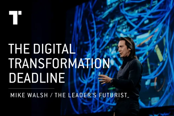 Mike Walsh, keynote speaker for corporate events on Future Leadership