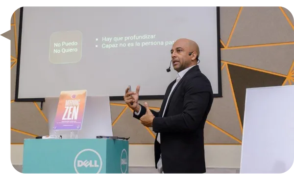 Adrián González, keynote speaker for corporate events on Morning Productivity