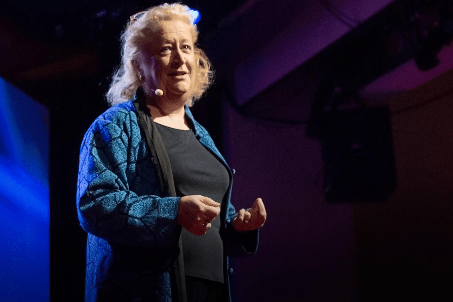 Margaret Heffernan on stage