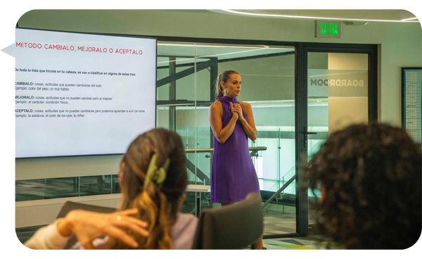 Rebeca Barzuna Pacheco en acción